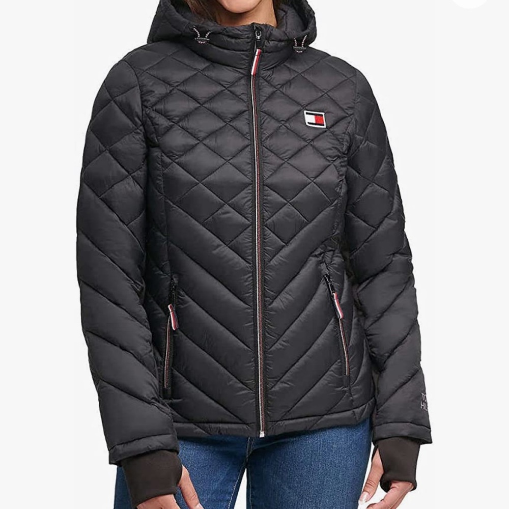 Tommy Hilfiger Women’s Packable Hooded Puffer Jacket